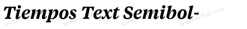 Tiempos Text Semibol字体转换 Tiempos Text Semibol字体转换